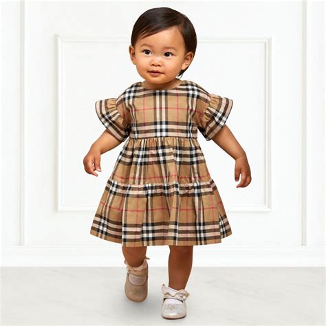 babies burberry dress|burberry newborn baby set.